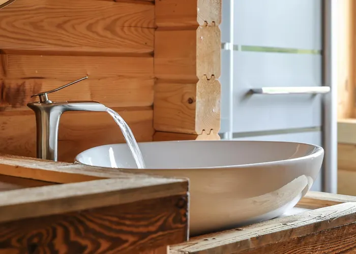 بيت للعطل Gemuetliches Holzhaus In